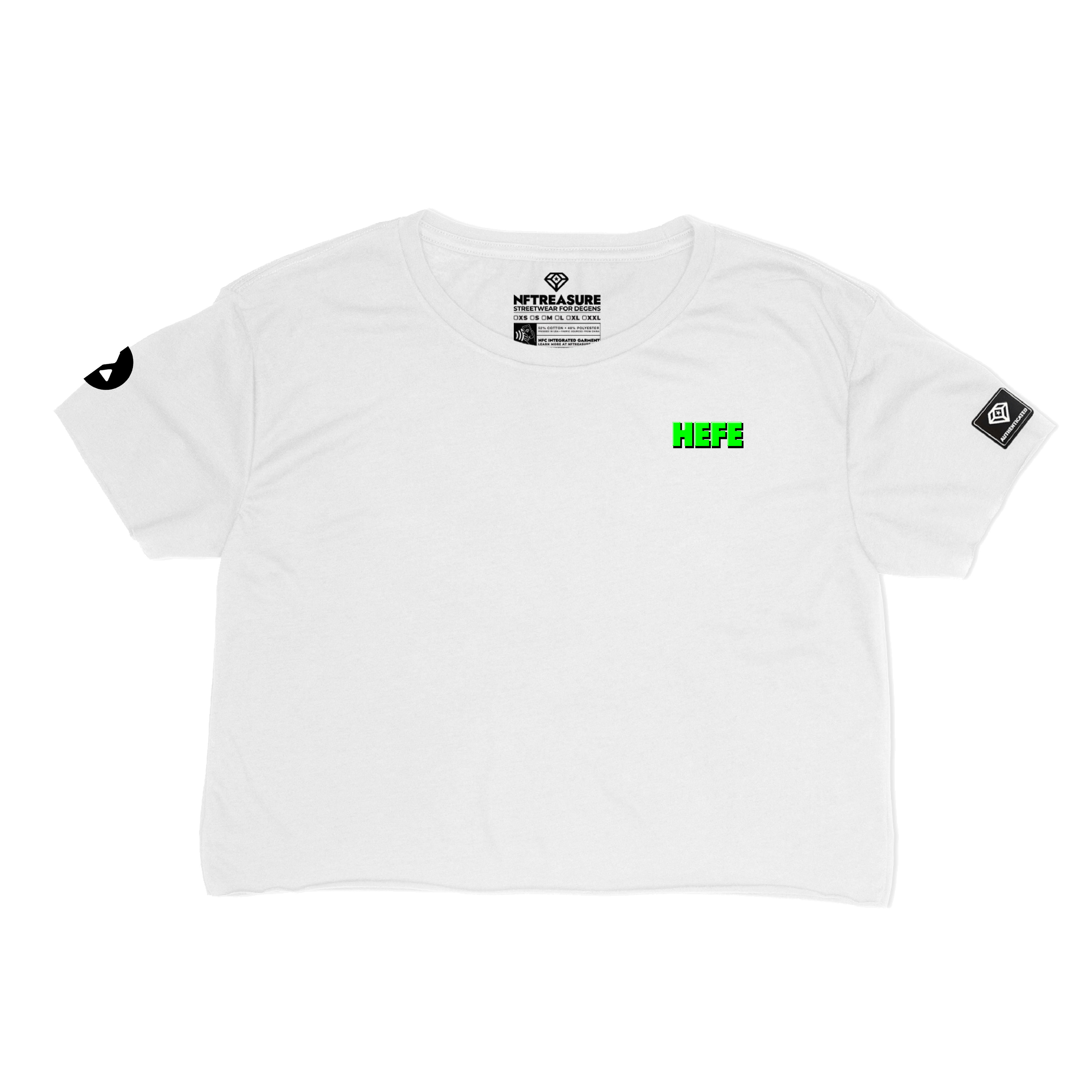 $Hefe Crop T-Shirt (Front Logo Only)