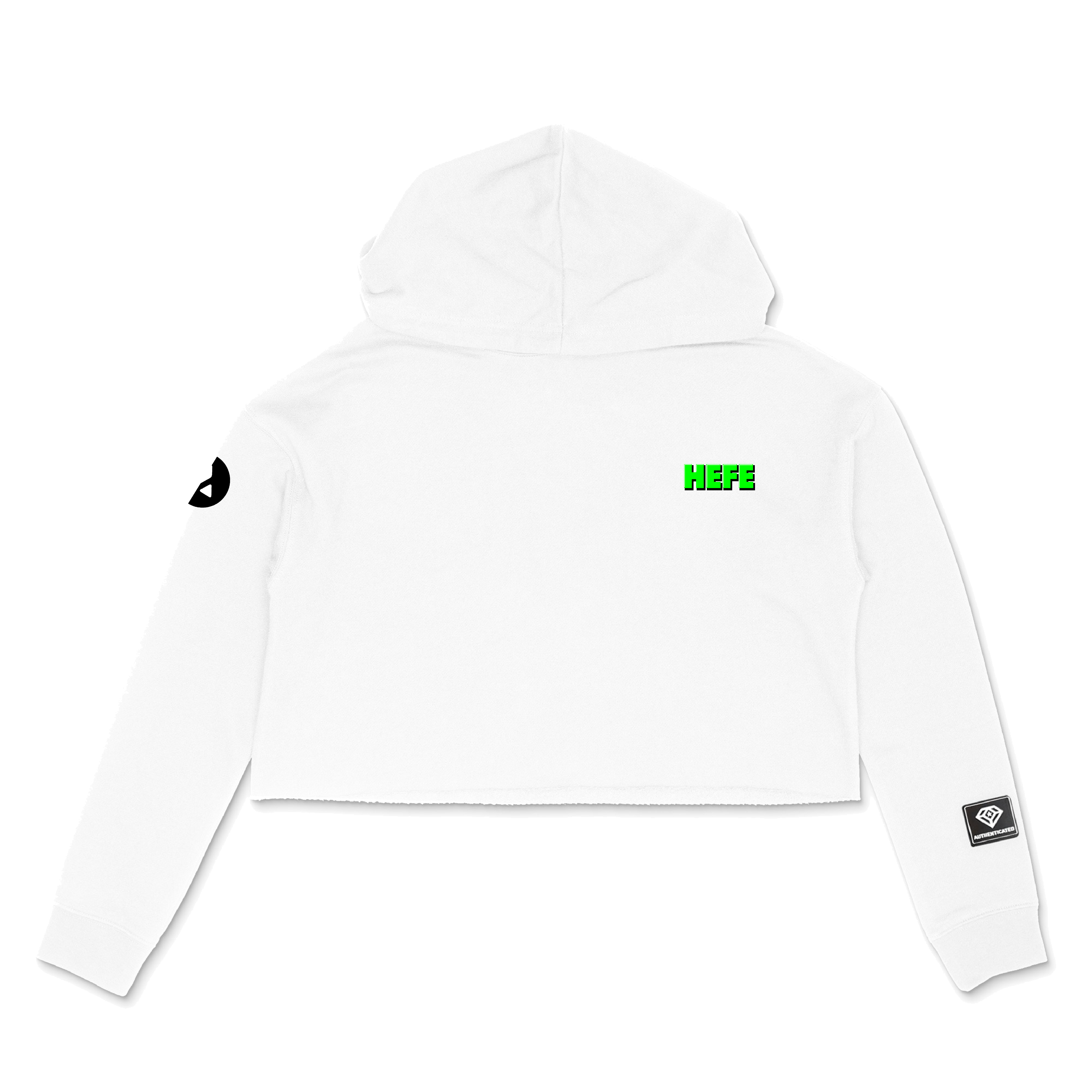 $Hefe Crop Hoodie (Front Logo Only)