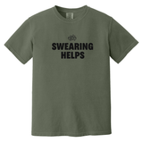Swearing Helps — Comfort Colors 1717 - Sage
