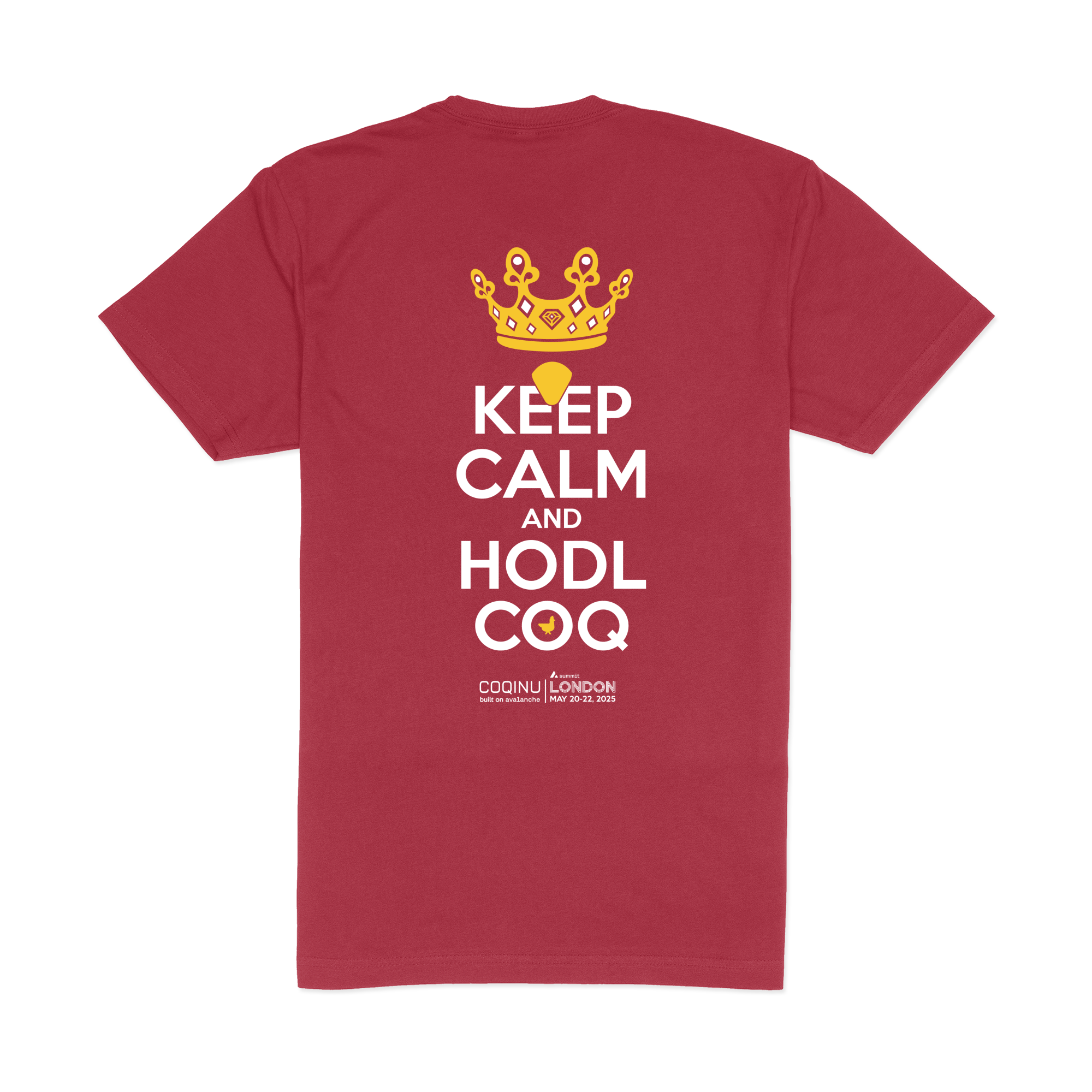 Keep Calm and HODL Coq - View 2