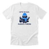bc murder is wrong - Funny Cat Mom T-Shirt