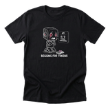 Begging for Tokens Tee black mockup
