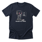 Begging for Tokens Tee navy mockup