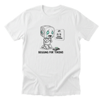 Begging for Tokens Tee white mockup
