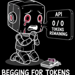 Begging for Tokens Tee punchin