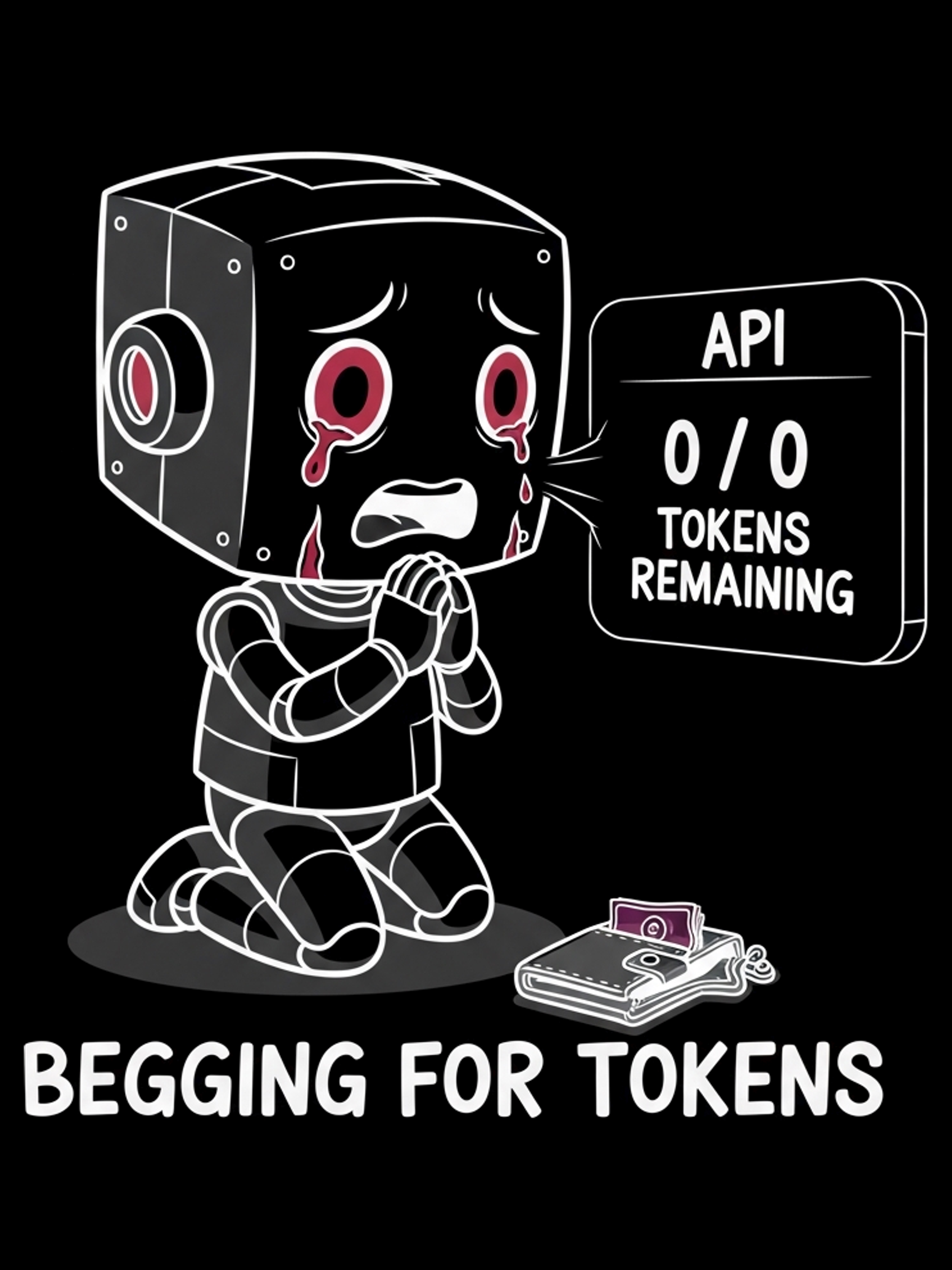 Begging for Tokens Tee punchin