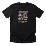 Bikes in the Front Yard - Funny 90s Kid T-Shirt