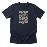 Bikes in the Front Yard - Funny 90s Kid T-Shirt