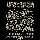 Bikes in the Front Yard - Funny 90s Kid T-Shirt