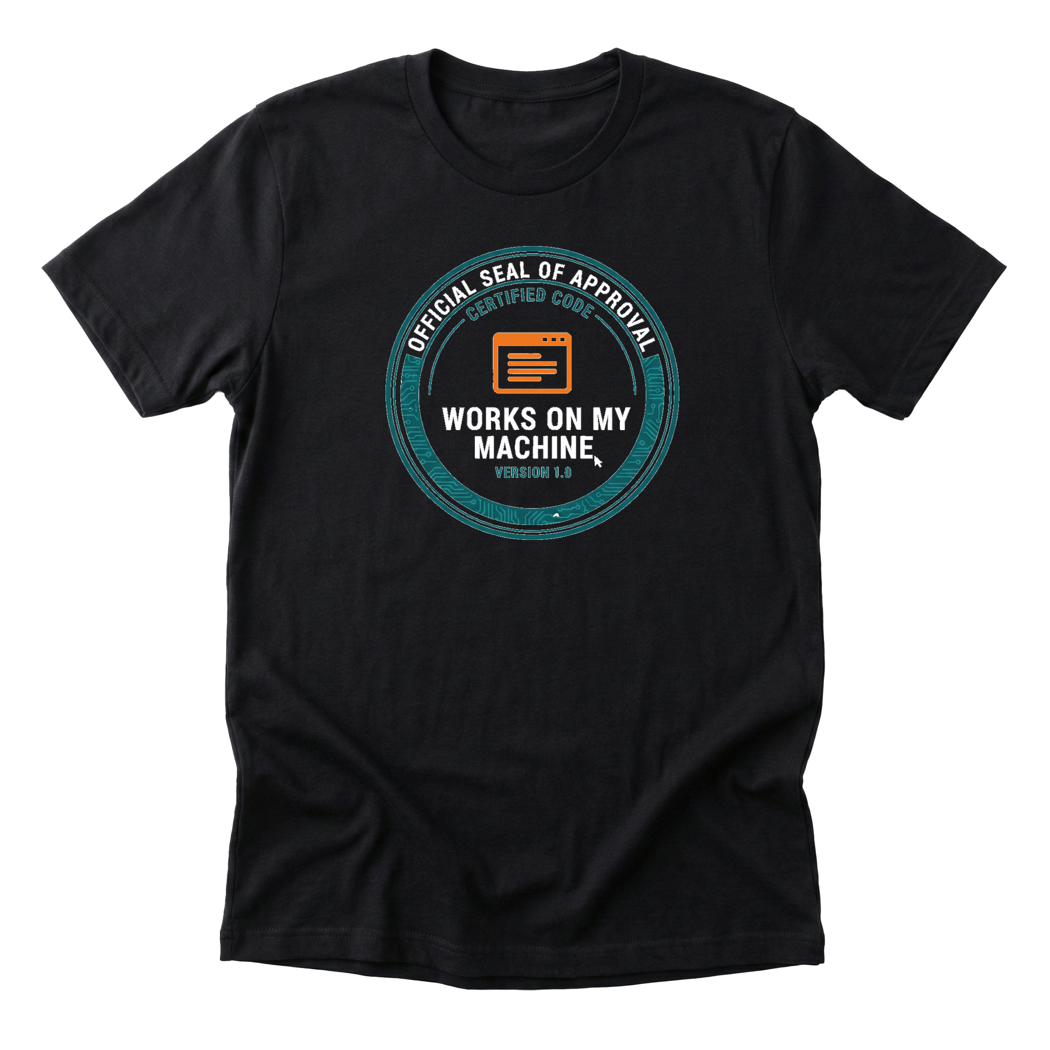 works-on-my-machine black-flat