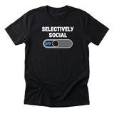 selectively-social black-flat