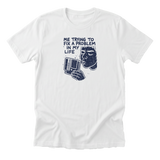 Blowing on Nintendo Cartridges - Funny 90s Kid T-Shirt