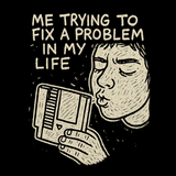 Blowing on Nintendo Cartridges - Funny 90s Kid T-Shirt