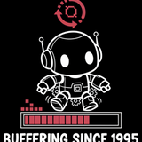 Buffering Since 1995 Tee - Detail