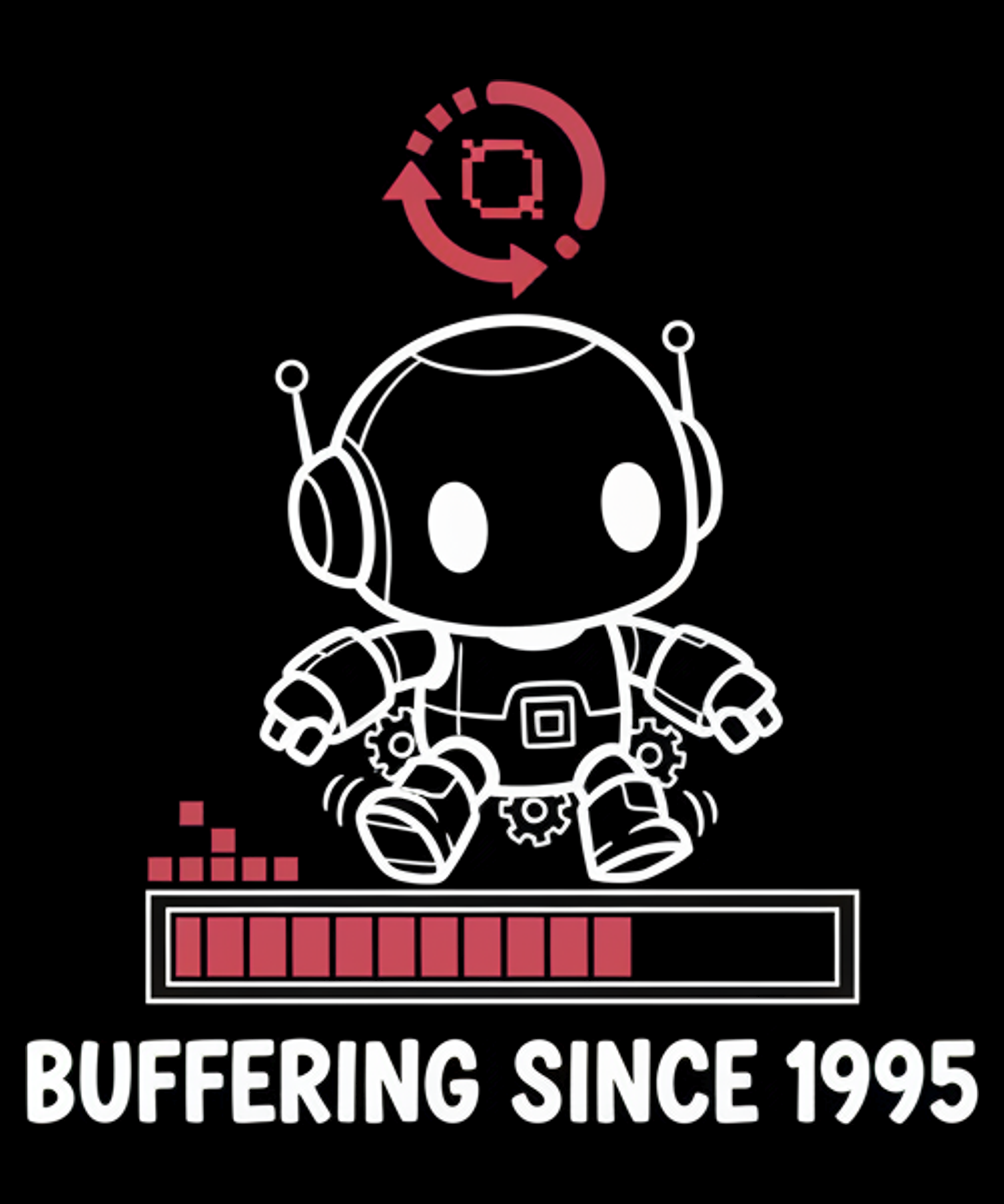 Buffering Since 1995 Tee - Detail