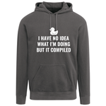 I Have No Idea What I'm Doing But It Compiled Hoodie - Pepper