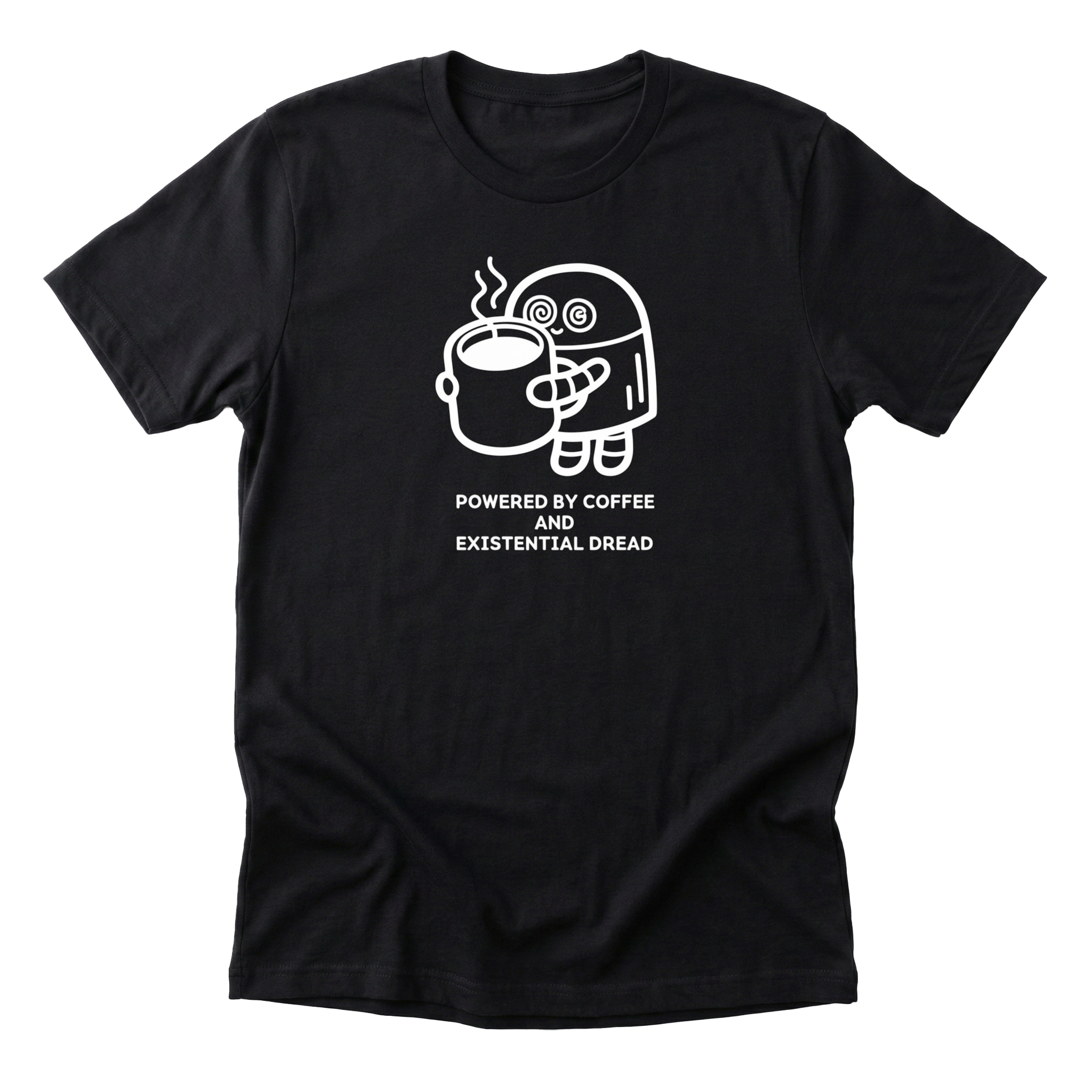 Powered By Coffee And Existential Dread Tee