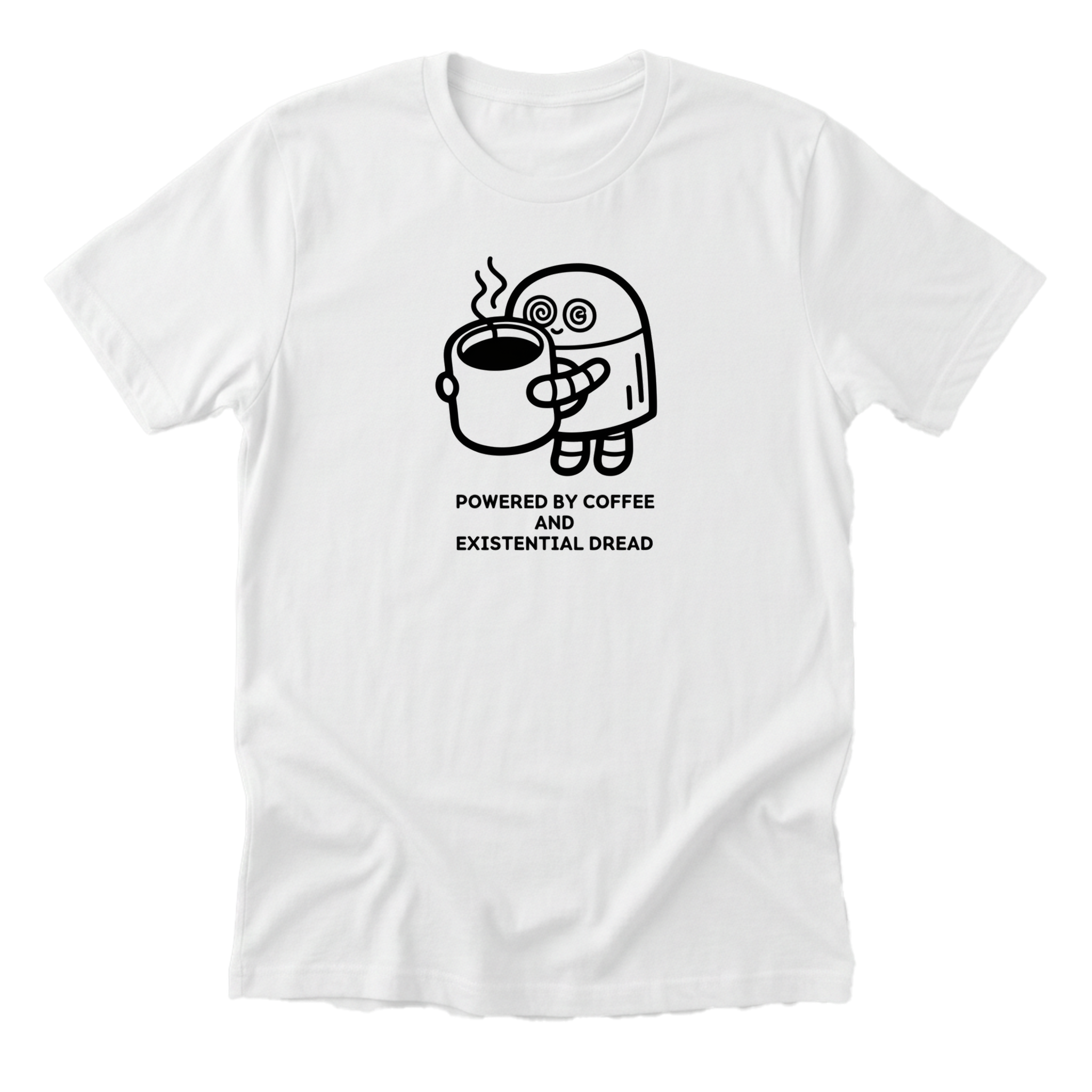 Powered By Coffee And Existential Dread Tee