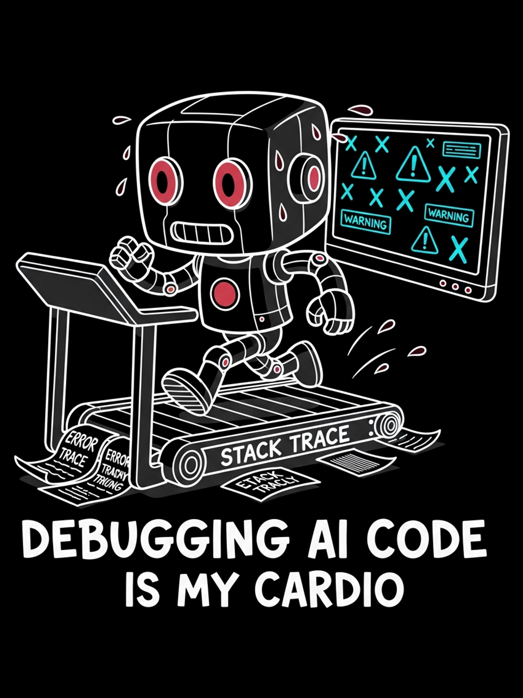Debugging AI Code Is My Cardio Tee punchin