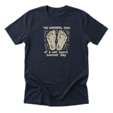 Dirty Feet, Happy Life - Funny 90s Kid T-Shirt