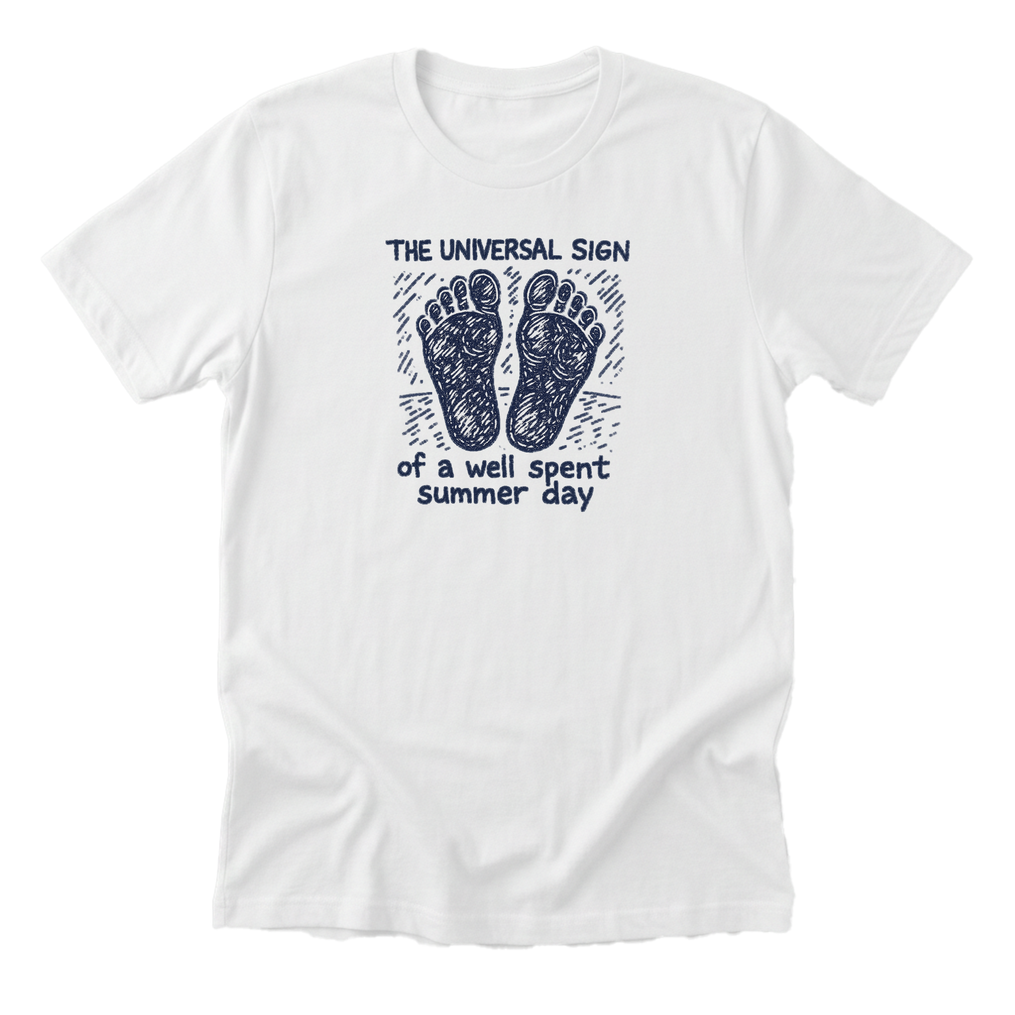 Dirty Feet, Happy Life - Funny 90s Kid T-Shirt