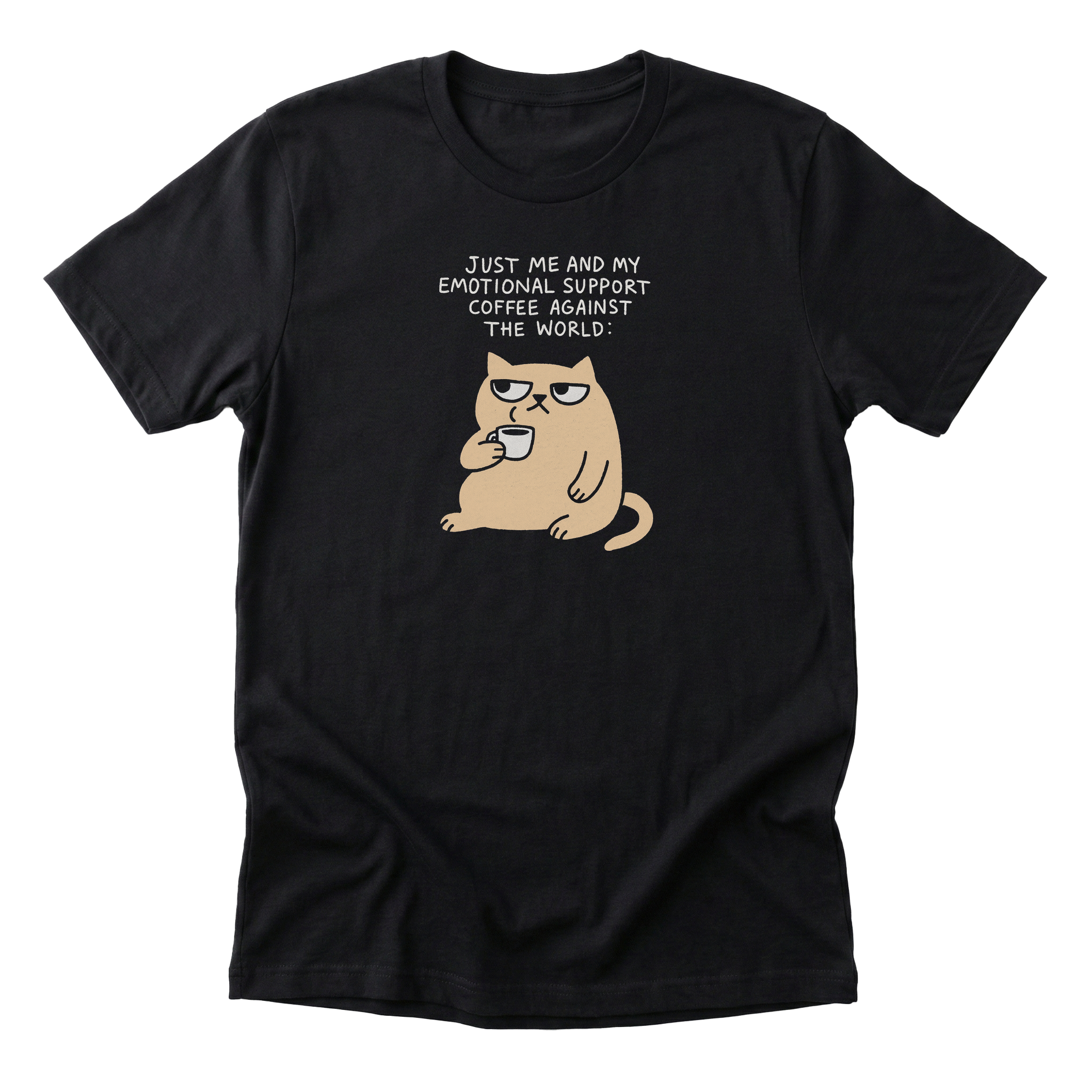 emotional support coffee shirt | TRESR graphic tee