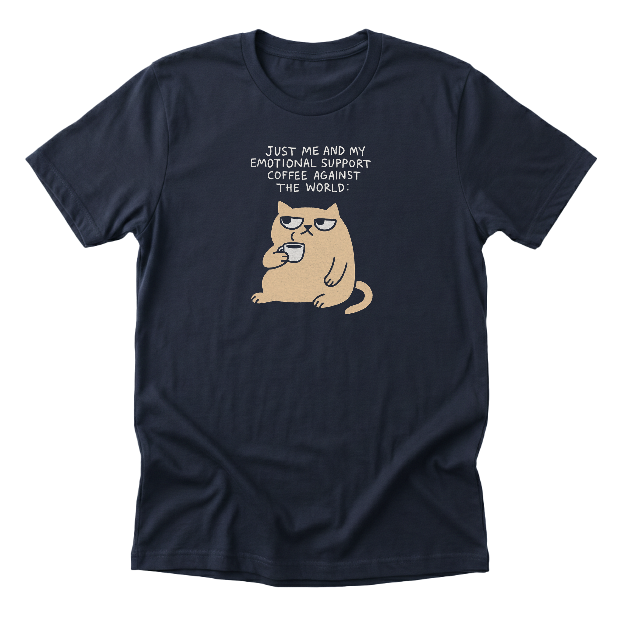 emotional support coffee shirt | TRESR graphic tee