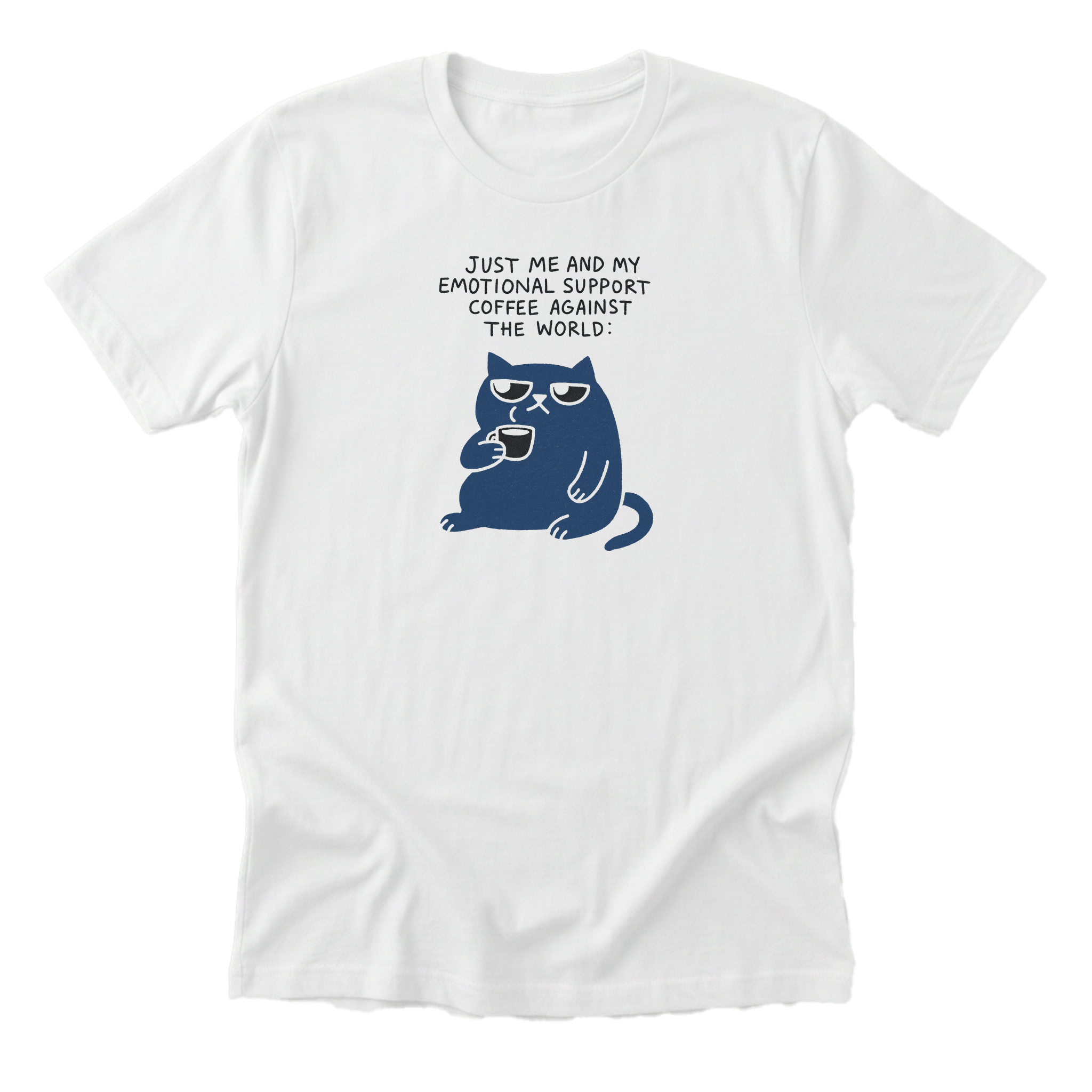 emotional support coffee shirt | TRESR graphic tee
