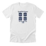Growing Up Poor - Funny 90s Kid T-Shirt