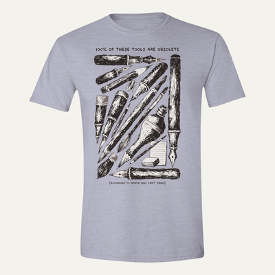 100% of These Tools Are Obsolete (According to People Who Can't Draw) | Artist Shirt