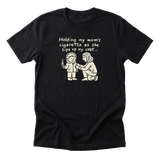 Holding Mom's Cigarette