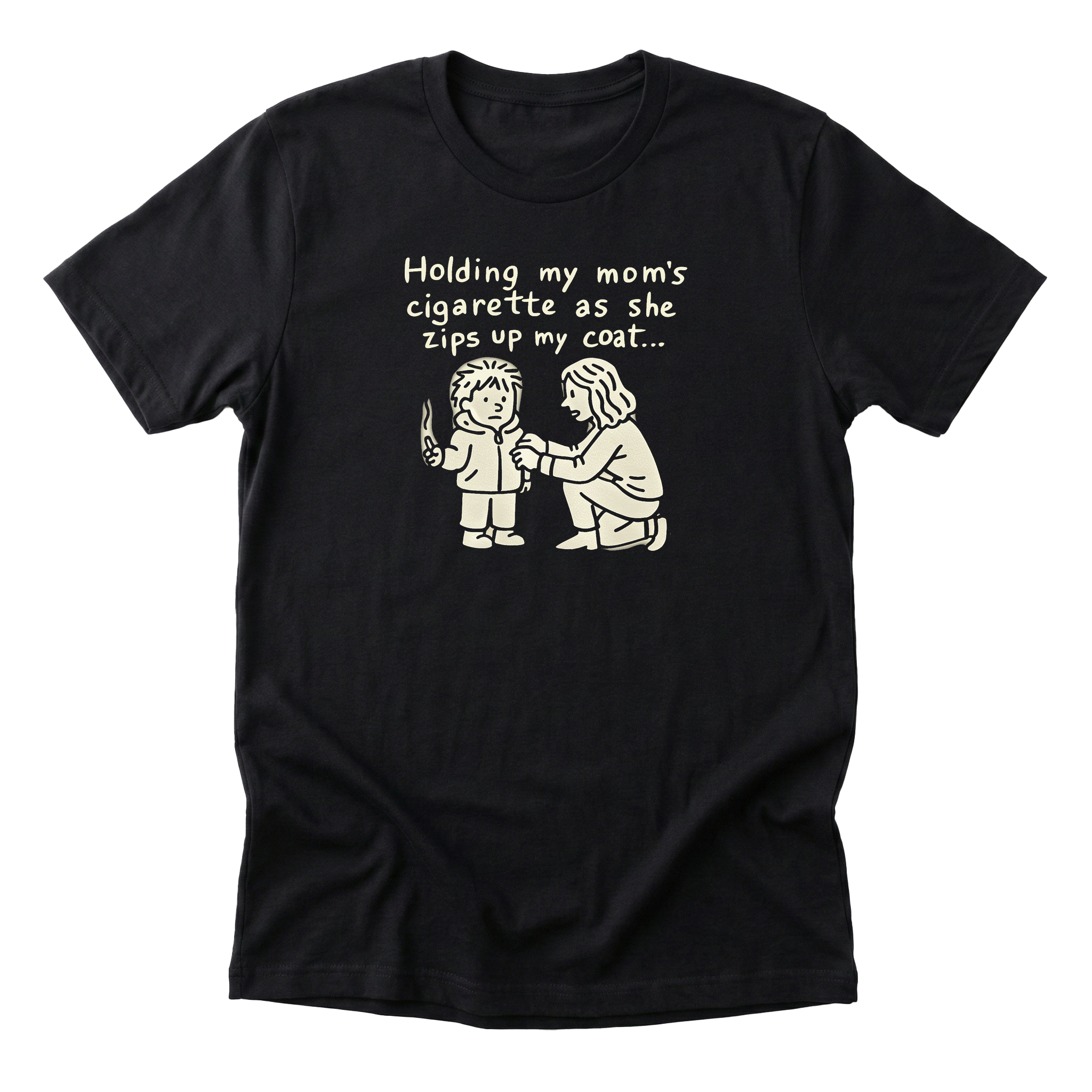 Holding Mom's Cigarette