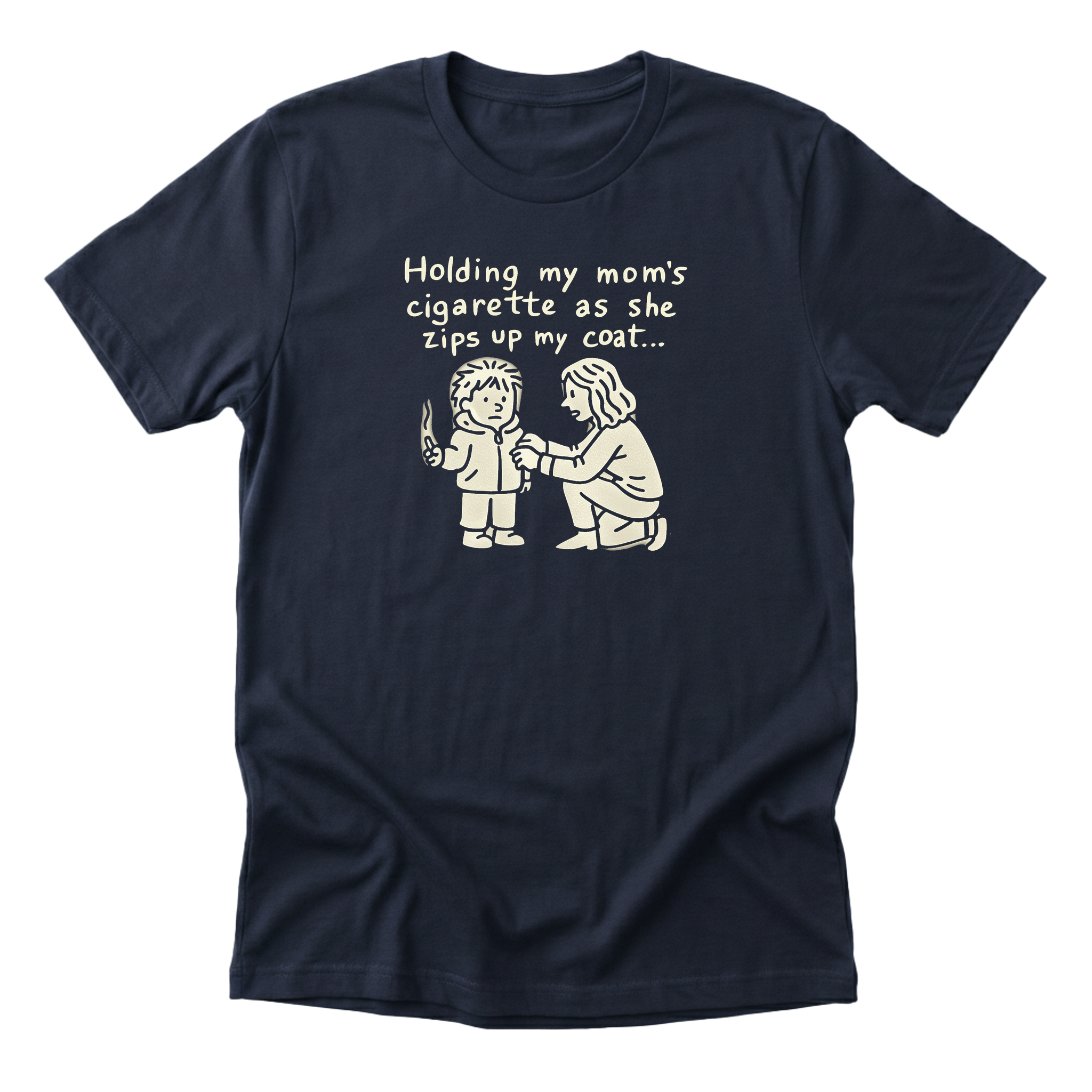 Holding Mom's Cigarette