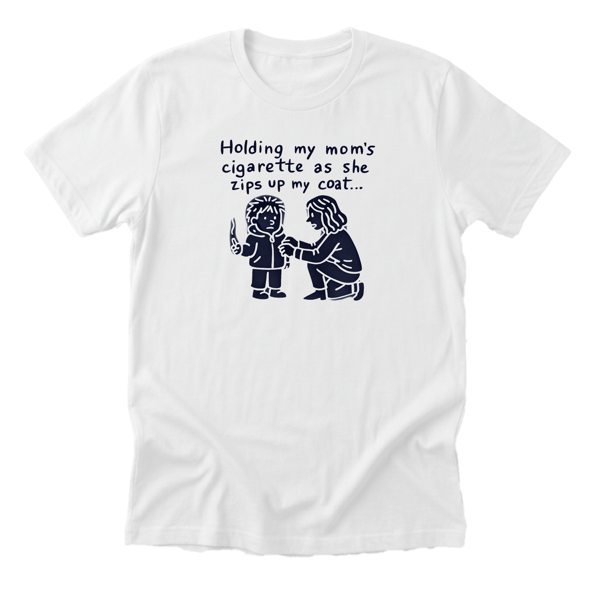 Holding Mom's Cigarette