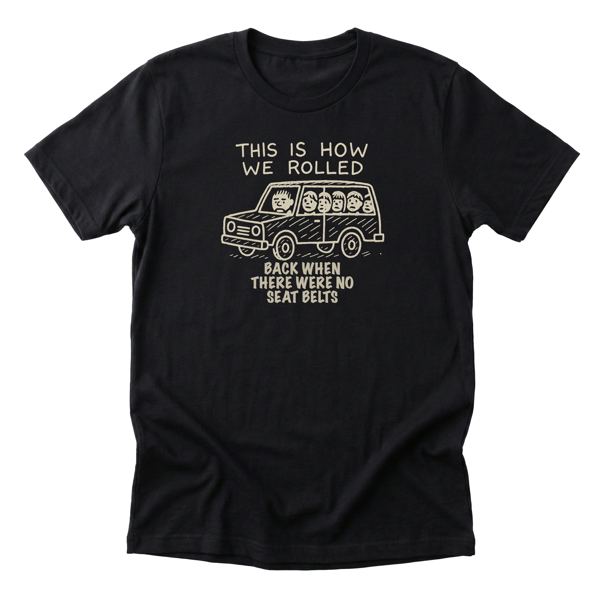 How We Rolled - Funny 90s Kid T-Shirt