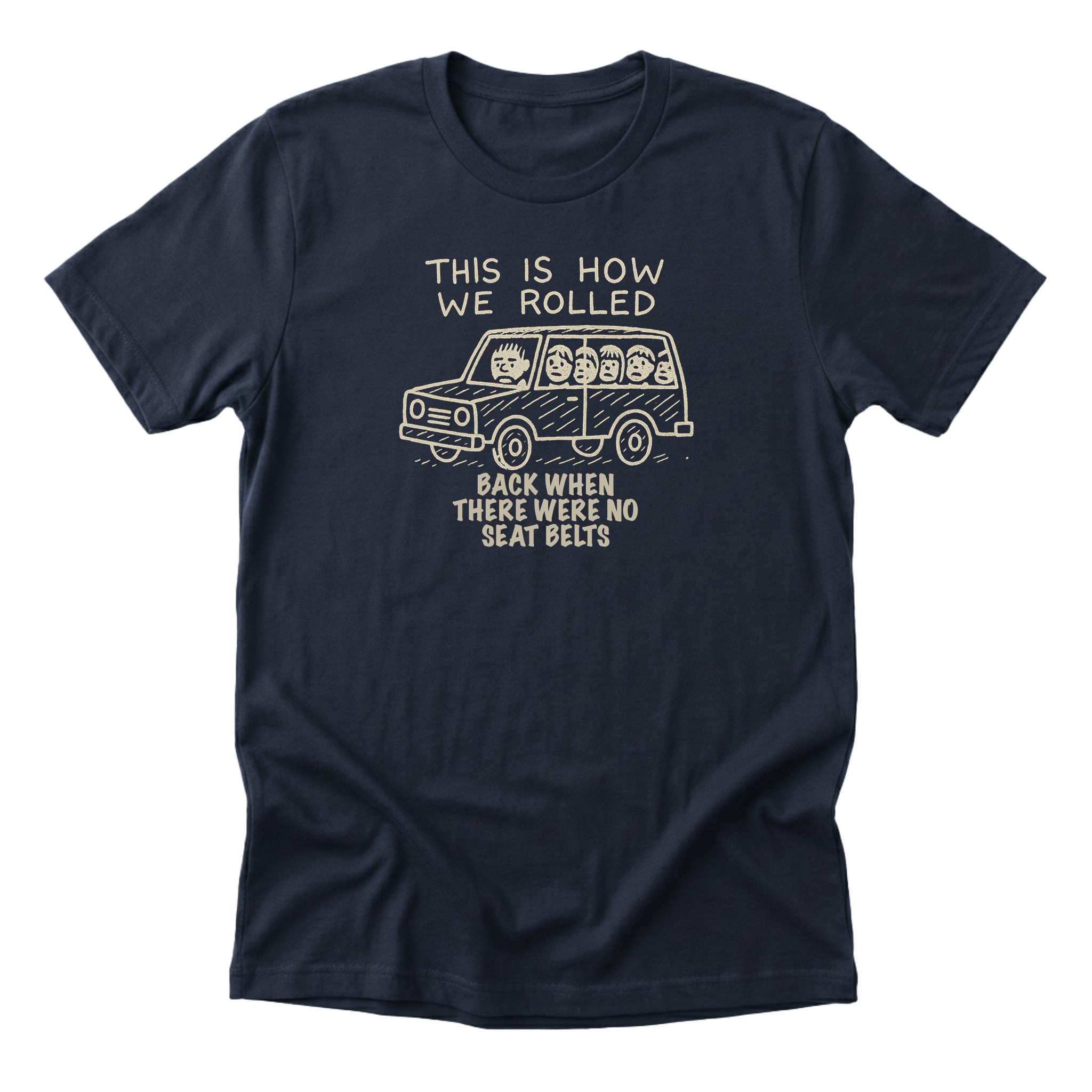 How We Rolled - Funny 90s Kid T-Shirt