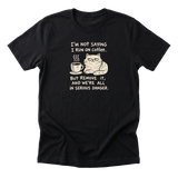 I run on caffeine shirt | TRESR graphic tee