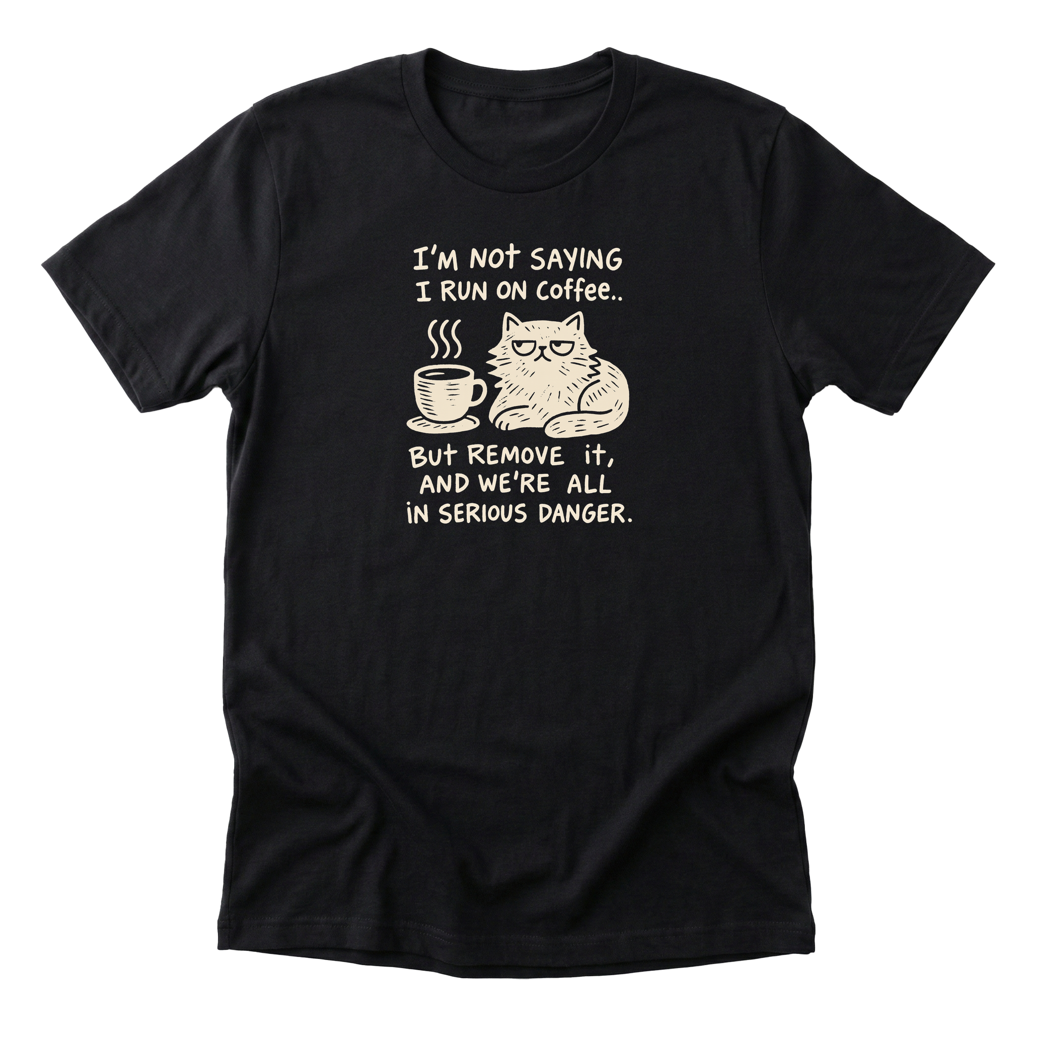 I run on caffeine shirt | TRESR graphic tee