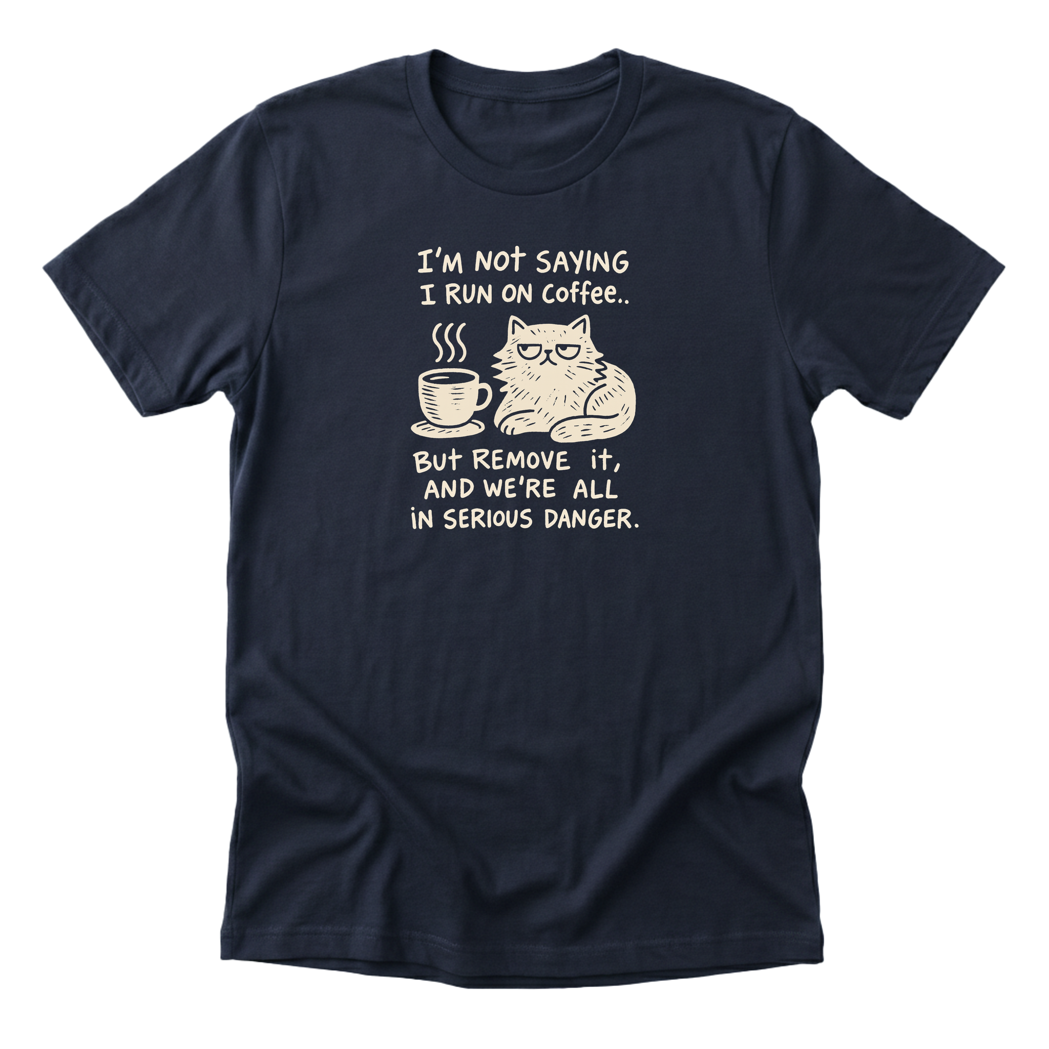 I run on caffeine shirt | TRESR graphic tee