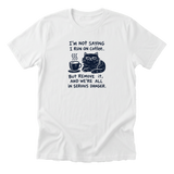 I run on caffeine shirt | TRESR graphic tee