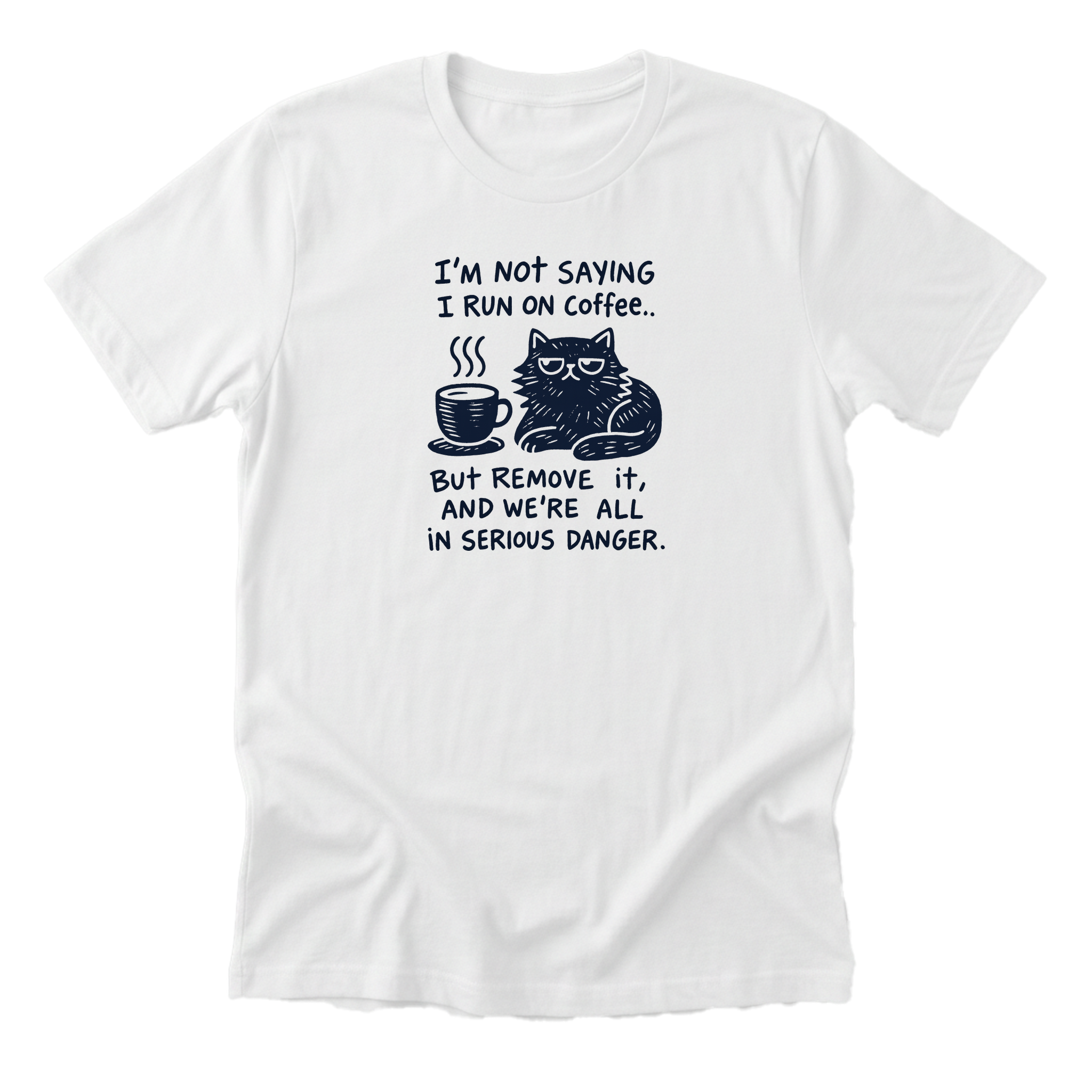 I run on caffeine shirt | TRESR graphic tee