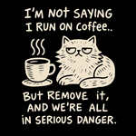 I run on caffeine shirt | TRESR graphic tee