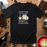 I run on caffeine shirt | TRESR graphic tee