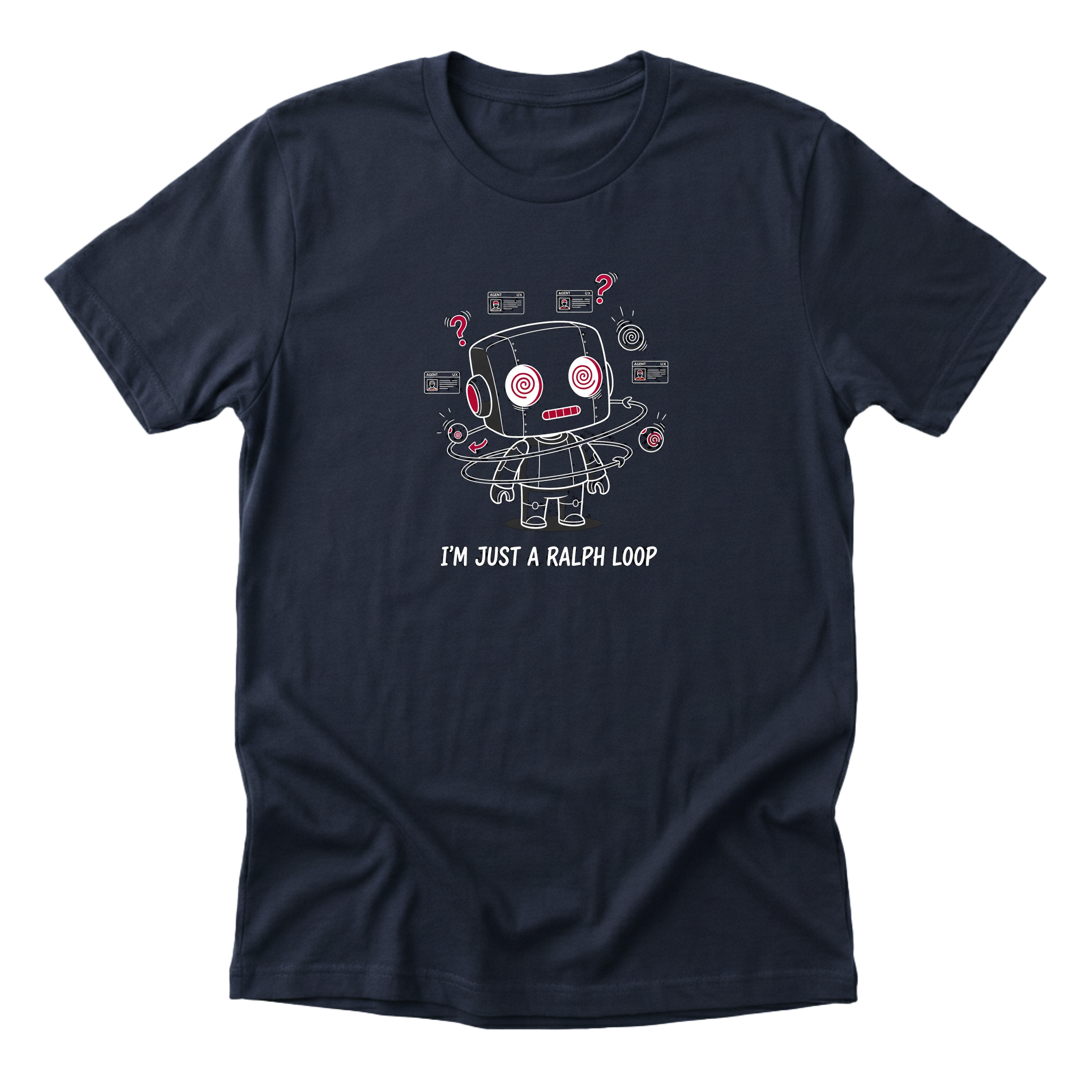 I'm Just A Ralph Loop Tee navy mockup