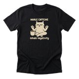 Inhale, Exhale - Funny Cat Mom T-Shirt