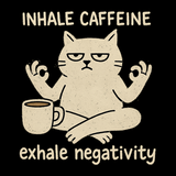 Inhale, Exhale - Funny Cat Mom T-Shirt