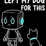 Left My Dog For This Tee - Design Detail