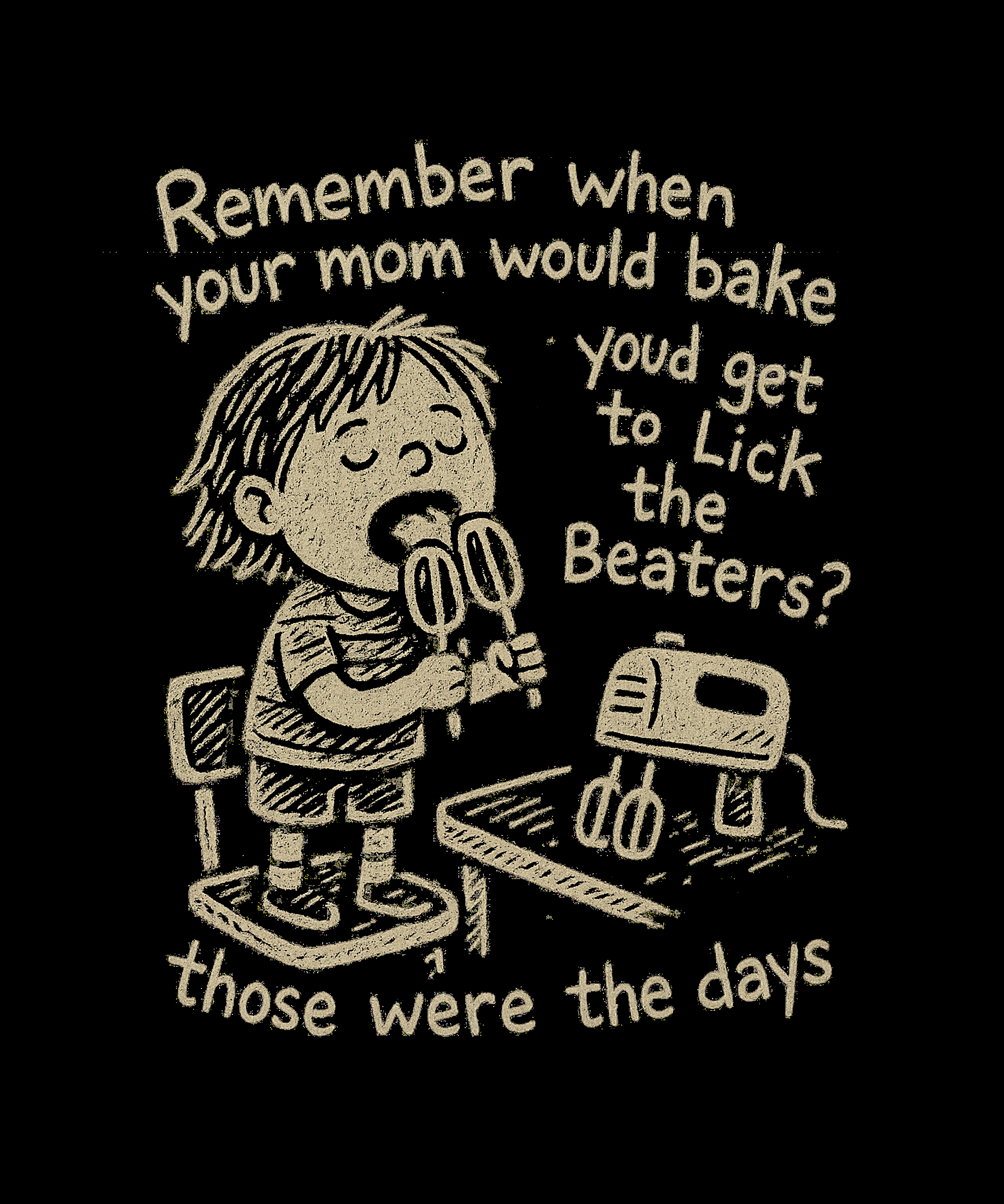 lick the beaters shirt | TRESR graphic tee