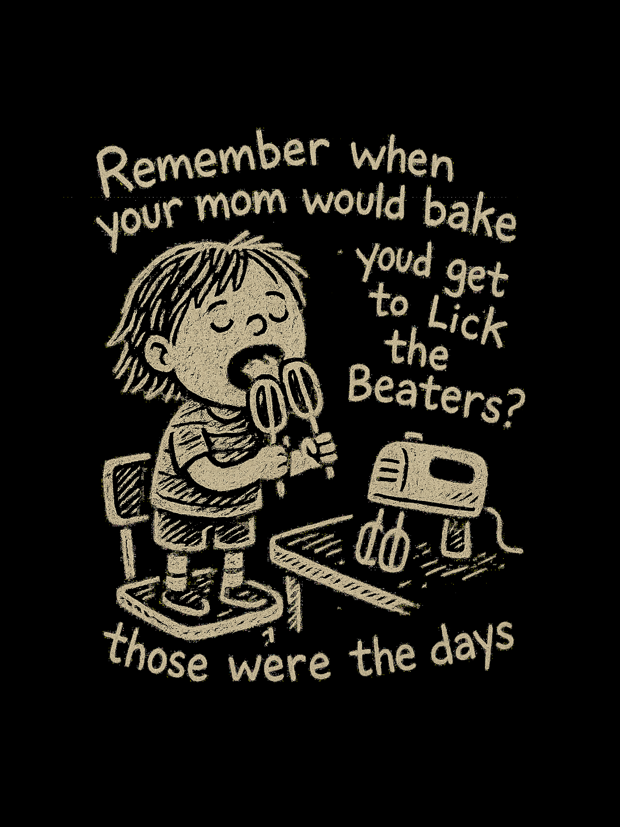 lick the beaters shirt | TRESR graphic tee