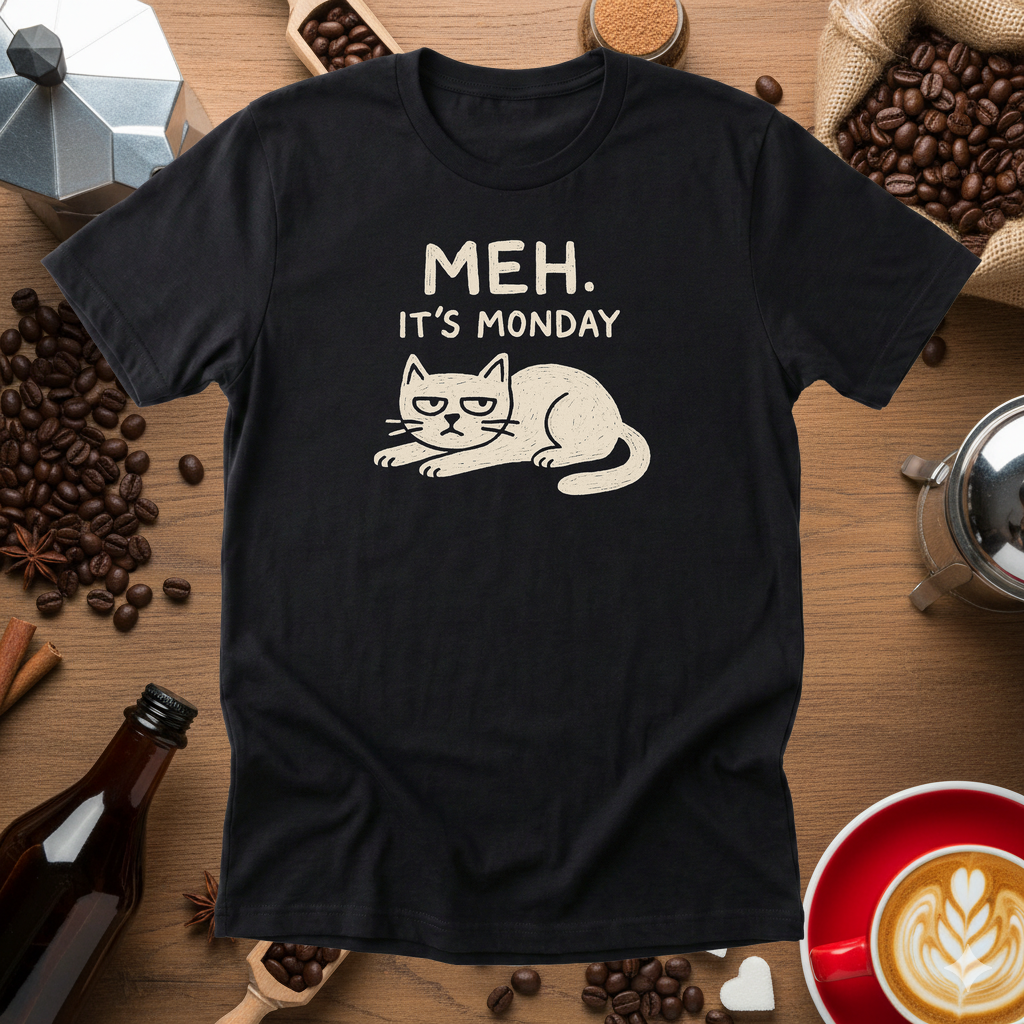 meh it's monday shirt | TRESR graphic tee